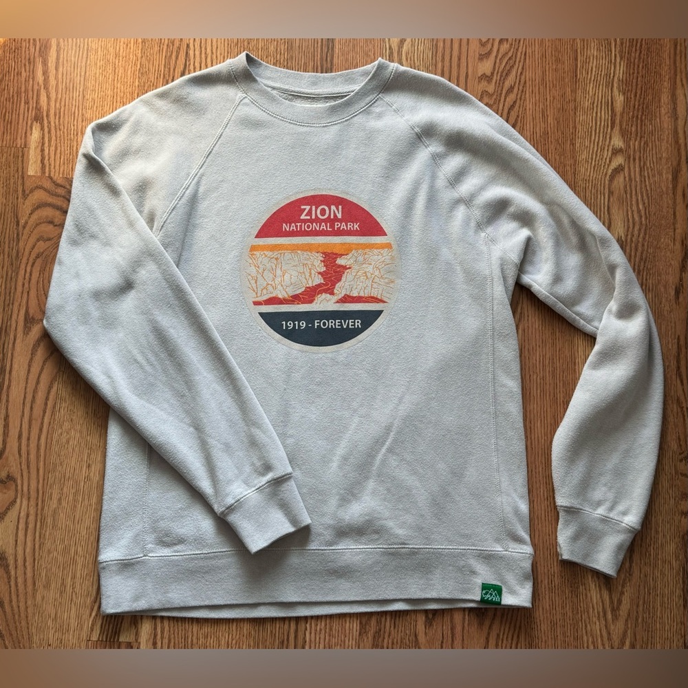 Zion National Park Crewneck - Oatmeal